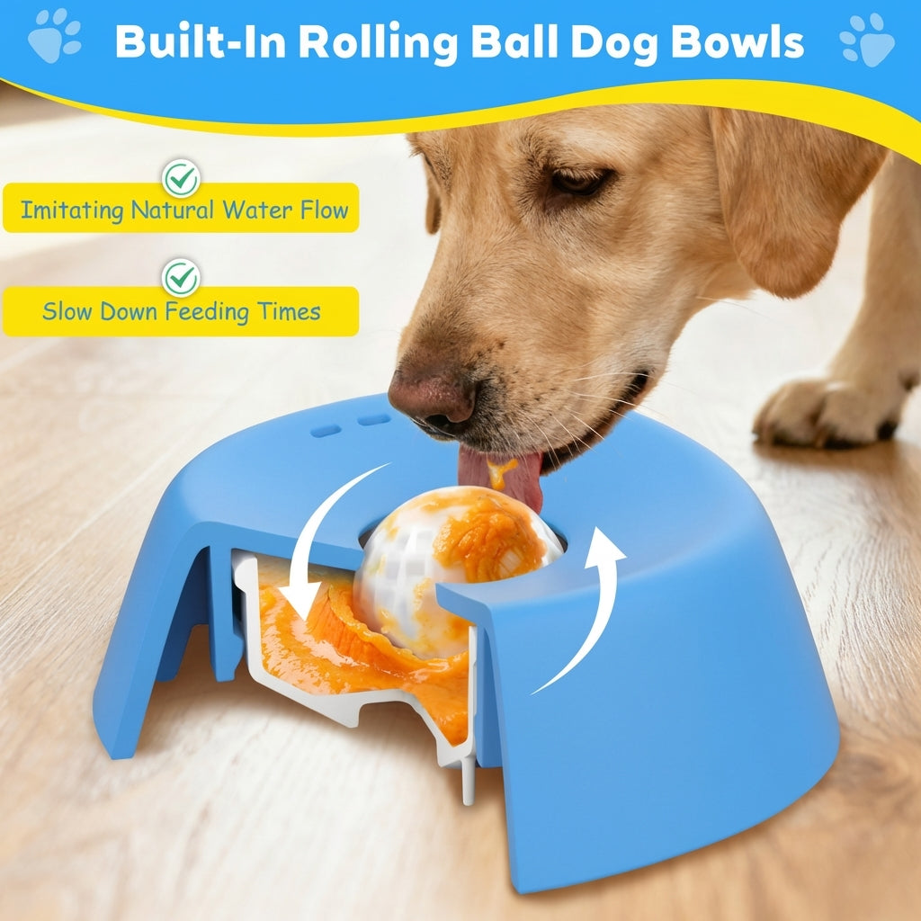 WagBowl Rolling Treat Dispenser